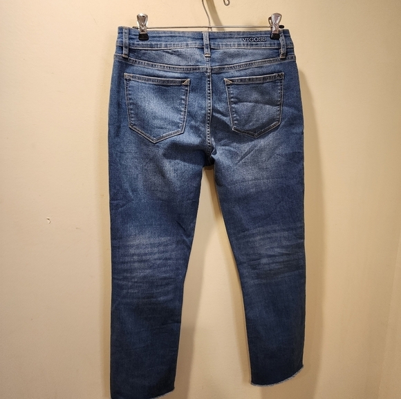 Vigoss women's washed blue mide rise Straight legs  jeans size 26 - Picture 10 of 11